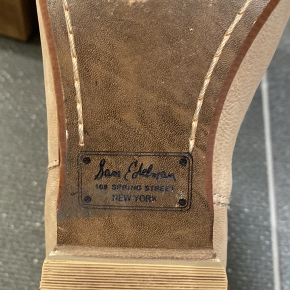 Sam Edelman, Light Brown Leather Booties — Size 8 - Picture 6 of 6